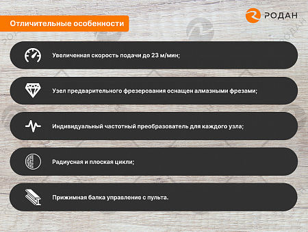 Станок для облицовывания кромок мебельных деталей WoodTec EdgeMatic 500 PRO