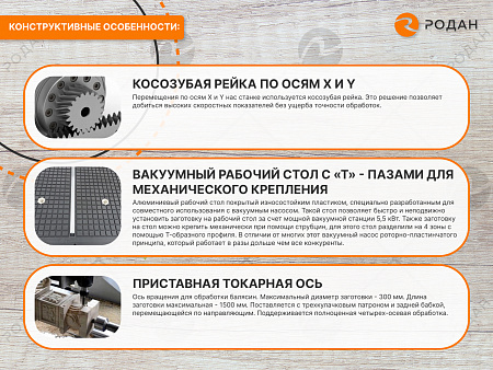 Фрезерно-гравировальный станок с ЧПУ WoodTec HR 1325TC