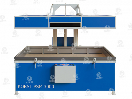 Термо-вакуумный пресс Корст PSM-3000 с подъемным столом и вертикальным подъемом термомодуля