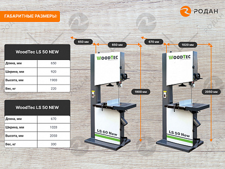 Ленточнопильный станок по дереву WoodTec LS 50 NEW