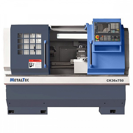 Токарный станок c ЧПУ с горизонтальной станиной MetalTec CK 36x750 купить в Новосибирске - rodan.ru