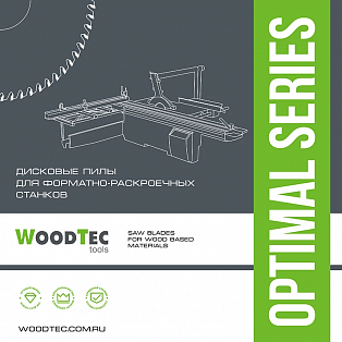 Подрезная составная пила WoodTec для форматно-раскроечных станков Ø120 х 20 х 2,8-3,6 Z = 12 + 12 - rodan.ru