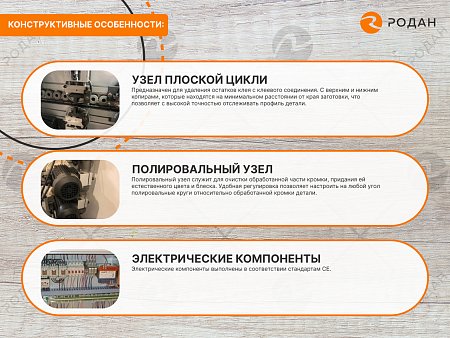 Станок для облицовывания кромок мебельных деталей WoodTec EdgeMatic 520С PRO